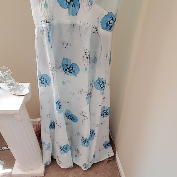 Blue Flower Custom Made Dress - Picture 8 of 8